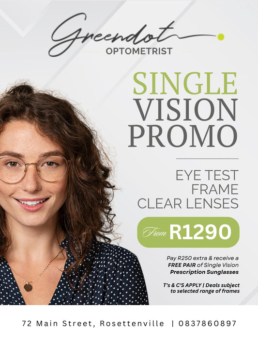 Single Vision Frame with Lens
